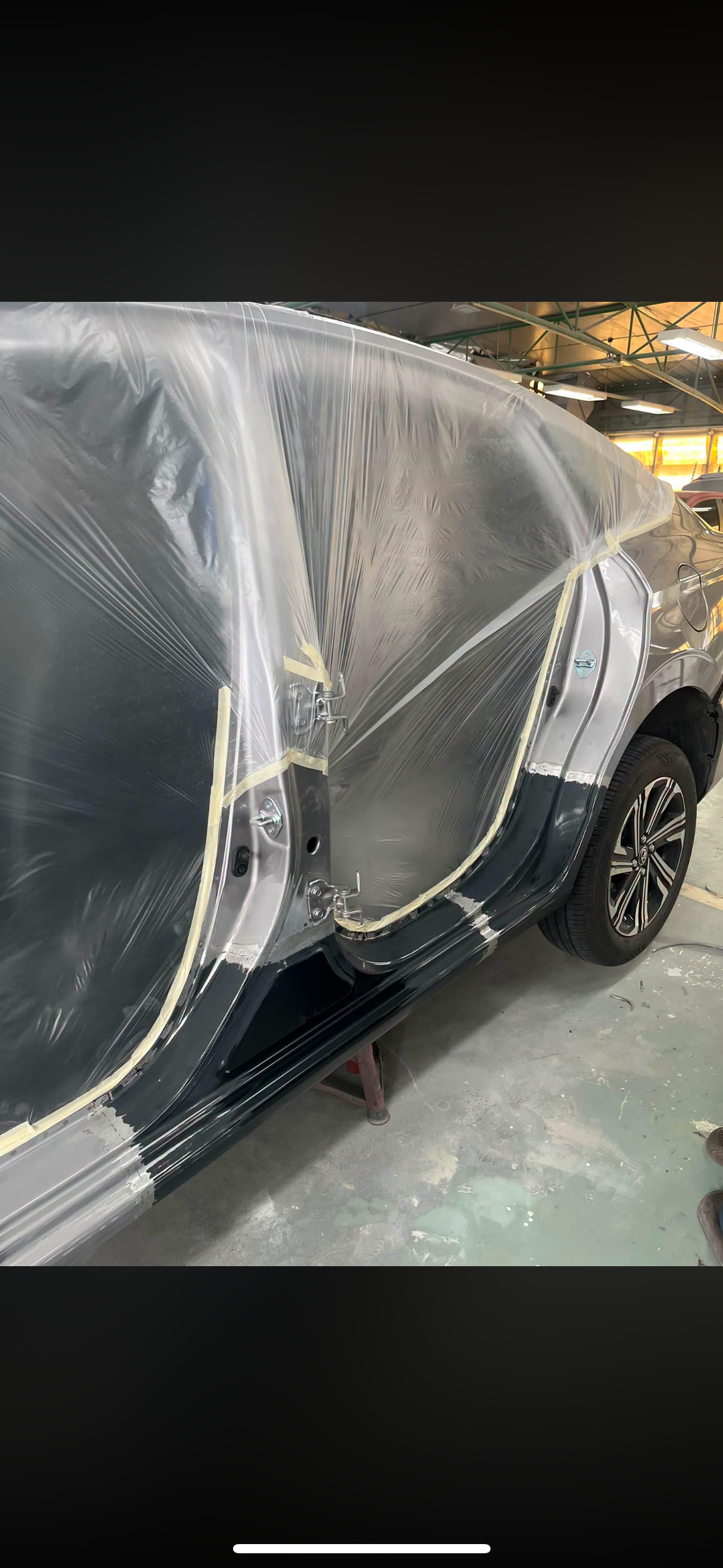 car panel replacement painting